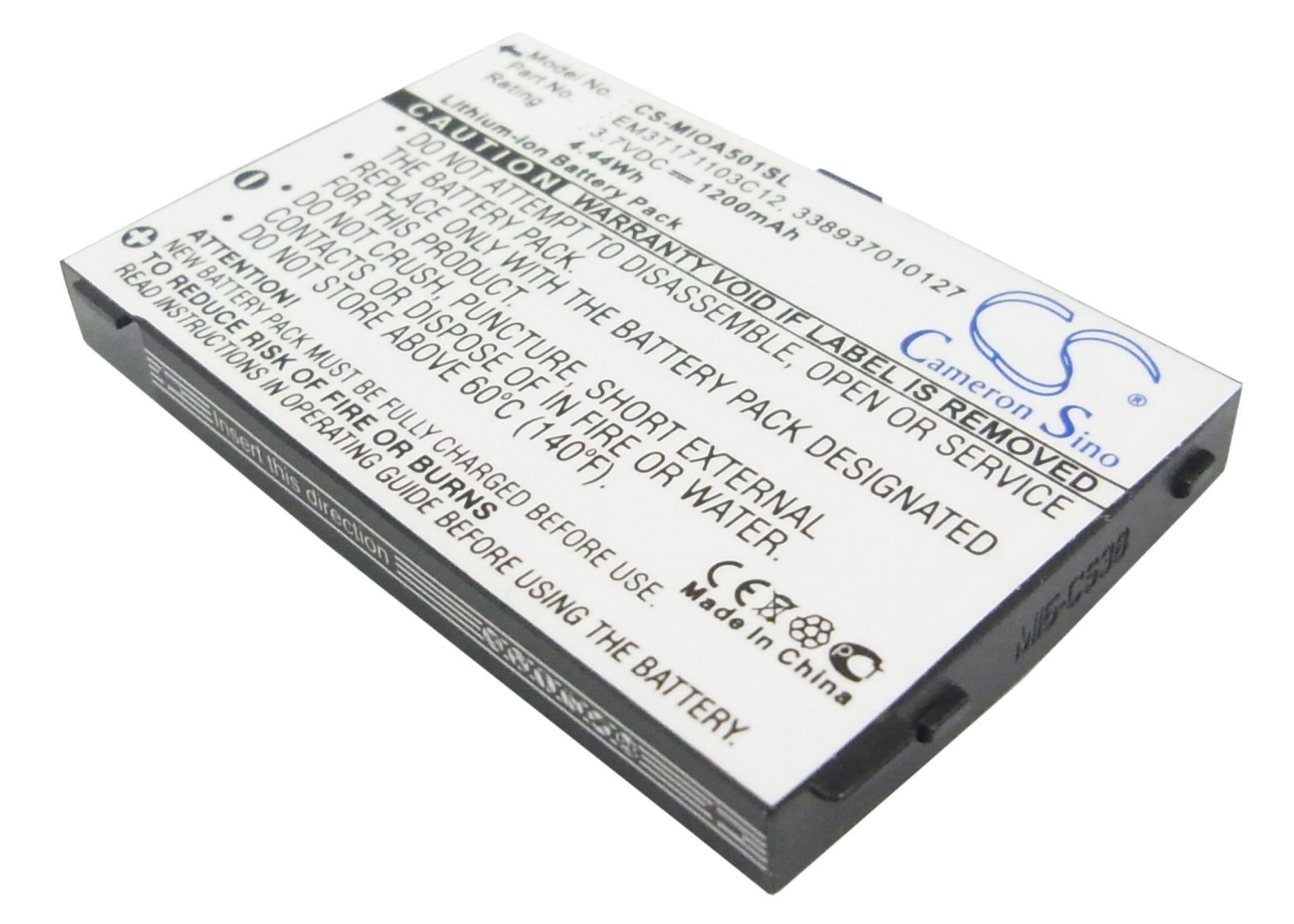 Batteri til SmartPhone, mobil til Mitac Mio A500, Mio A501, Mio A502