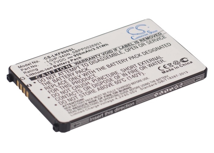 Batteri til SmartPhone, Mobil til LG KF900, KF900 PRADA II, KS660 og andre.