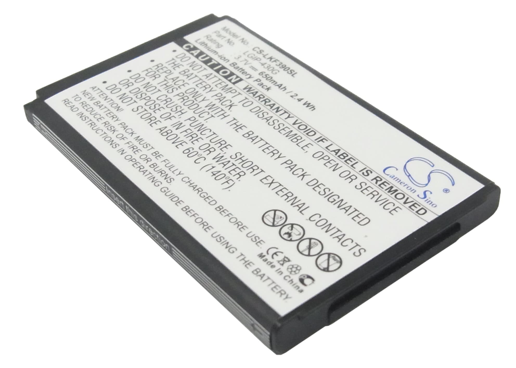 Batteri til SmartPhone, Mobil til LG KF390, KF757, GU230