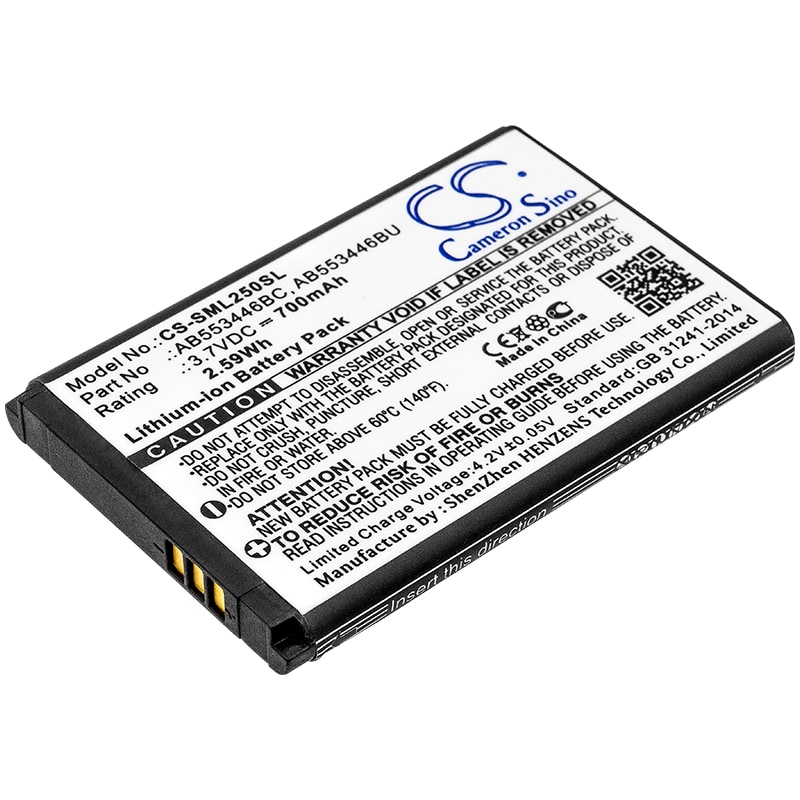 Batteri til SmartPhone, Mobil til Samsung SGH-L258, SGH-L250, SGH-CC03 og andre.
