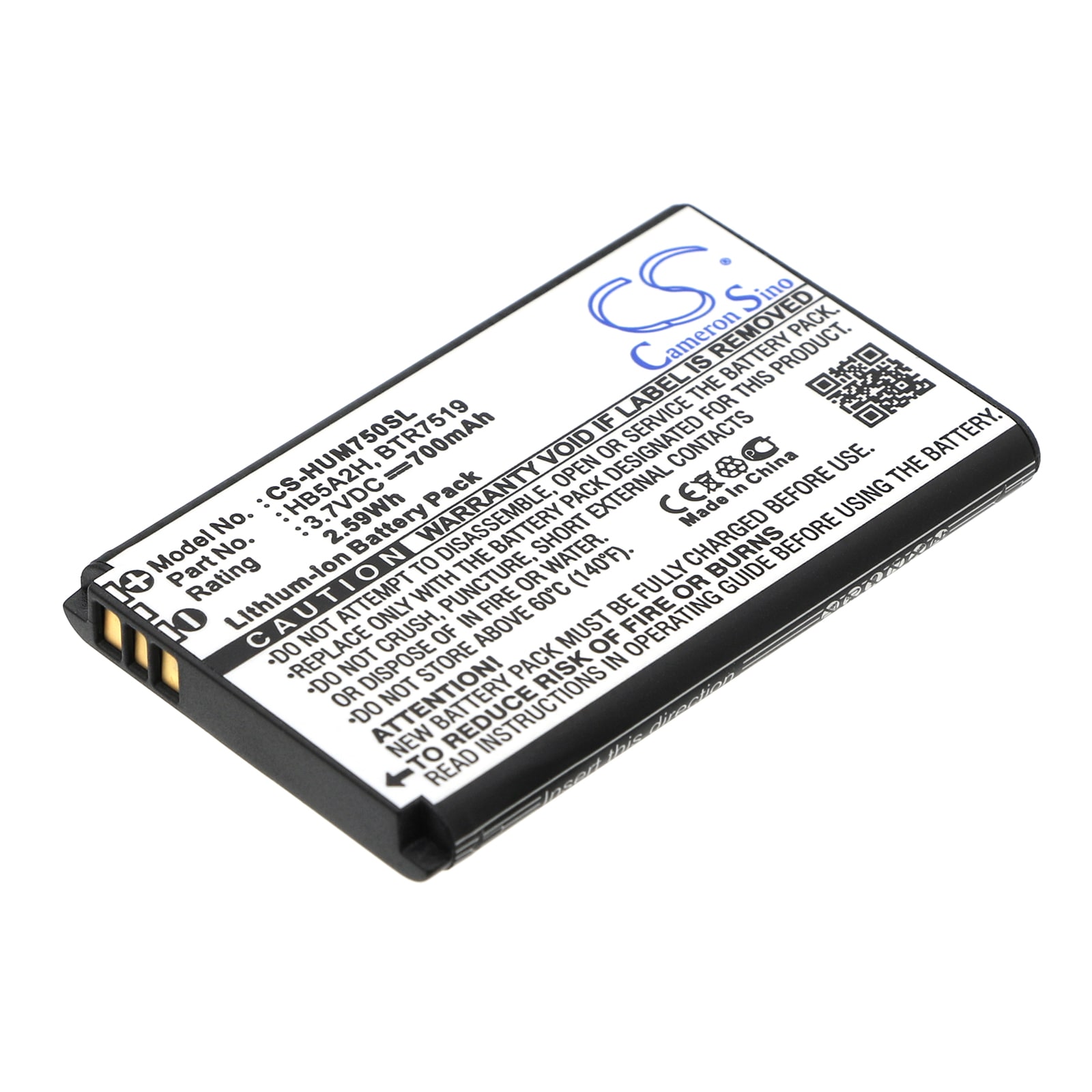 Batteri til SmartPhone, Mobil til Cricket Crosswave WiFi Broadband Router, EC5805