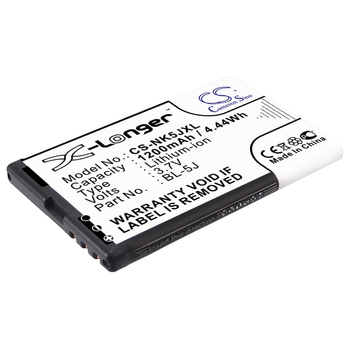 Batteri til SmartPhone, mobil til Nokia 5800, 5800T, 5800 XpressMusic osv.