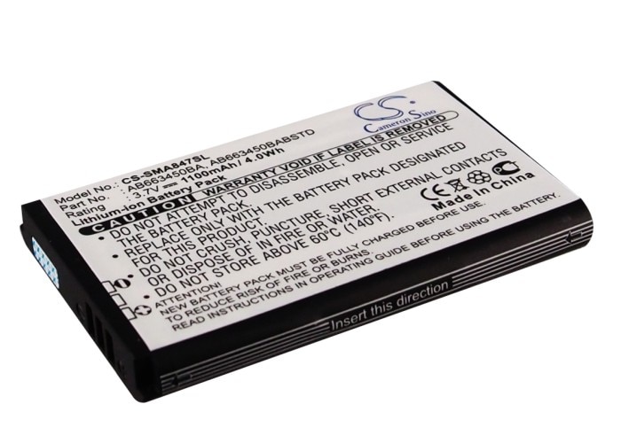 Batteri til SmartPhone, Mobil til Samsung SGH-A847, Rugby II, Rugby II A847 og andre.