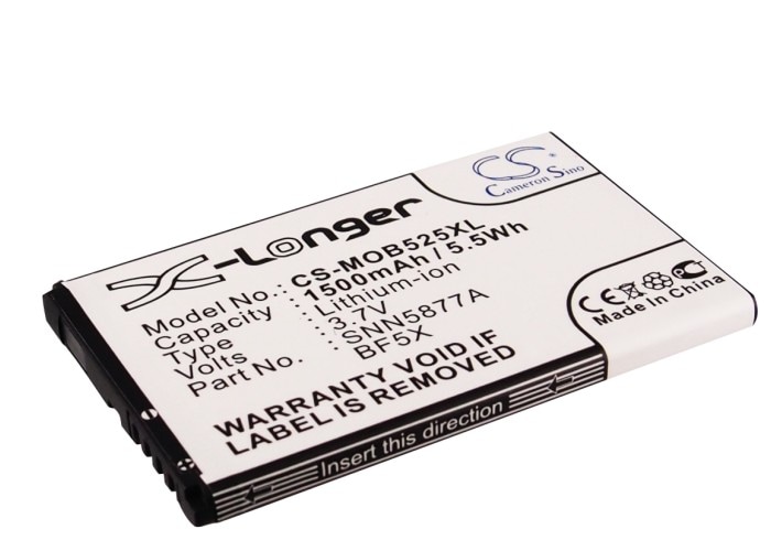Batteri til SmartPhone, mobil til Motorola MB525, MB520, Defy osv.