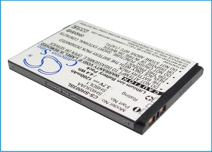 Batteri til SmartPhone, mobil til Sharp Galapagos 003SH, 003SH, DM009SH og andre.
