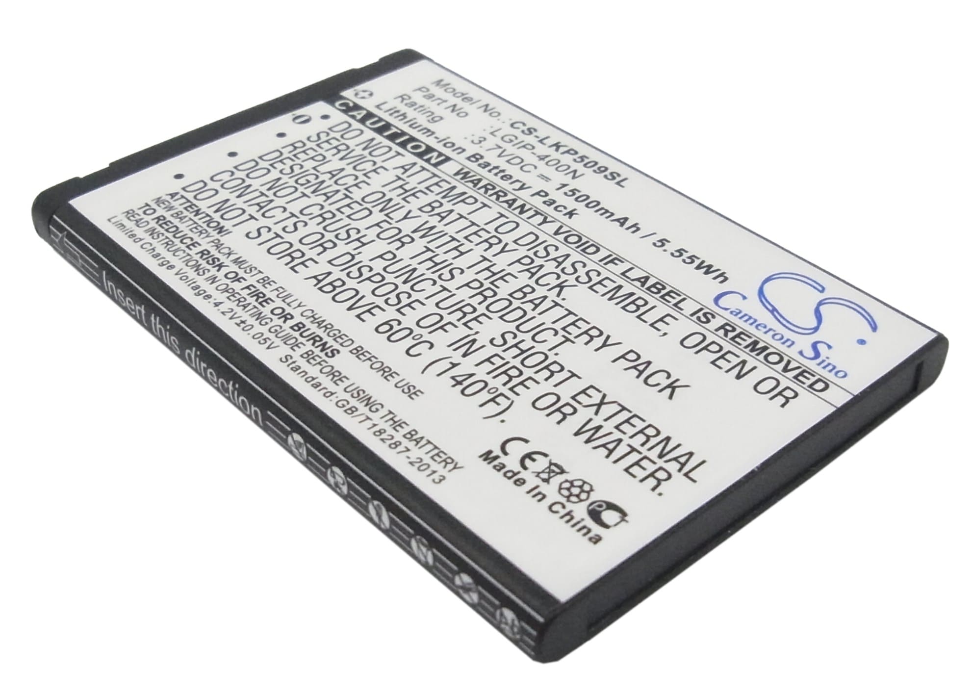 Batteri til SmartPhone, mobil til LG US640, LW690, VM670 og andre.