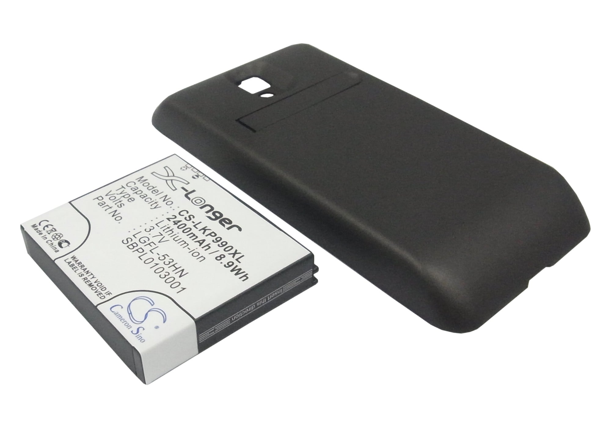 Batteri til SmartPhone, Mobil til LG P990, Optimus 2X, Optimus Speed og andre.