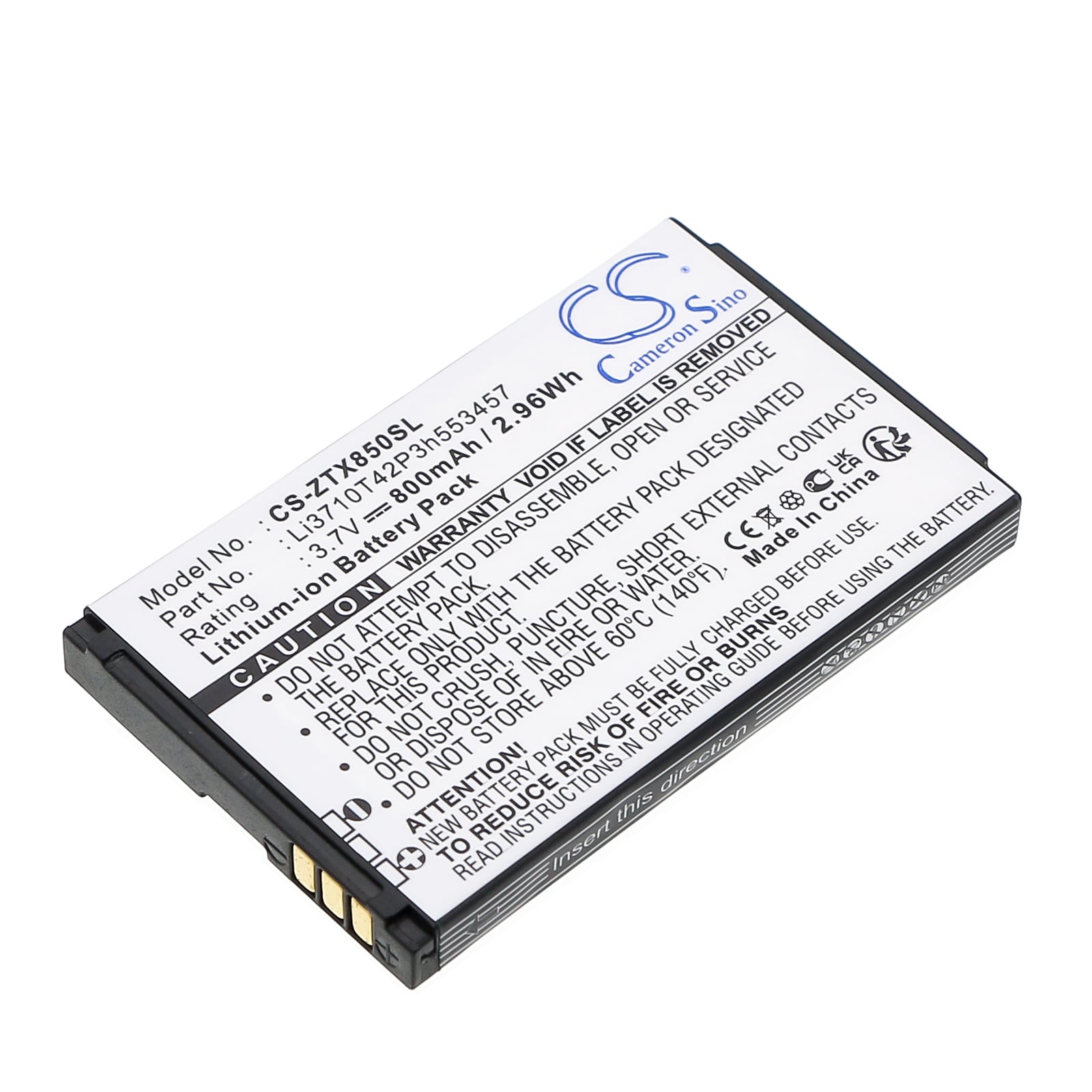 Batteri til SmartPhone, Mobil til T-Mobile E110 Zest, E110, Zest