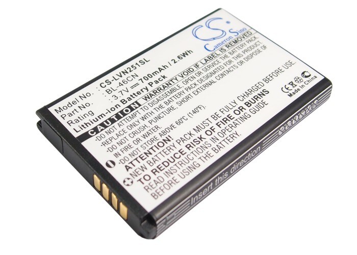 Batteri til SmartPhone, mobil til LG Cosmos 2, VN251, A340 osv.