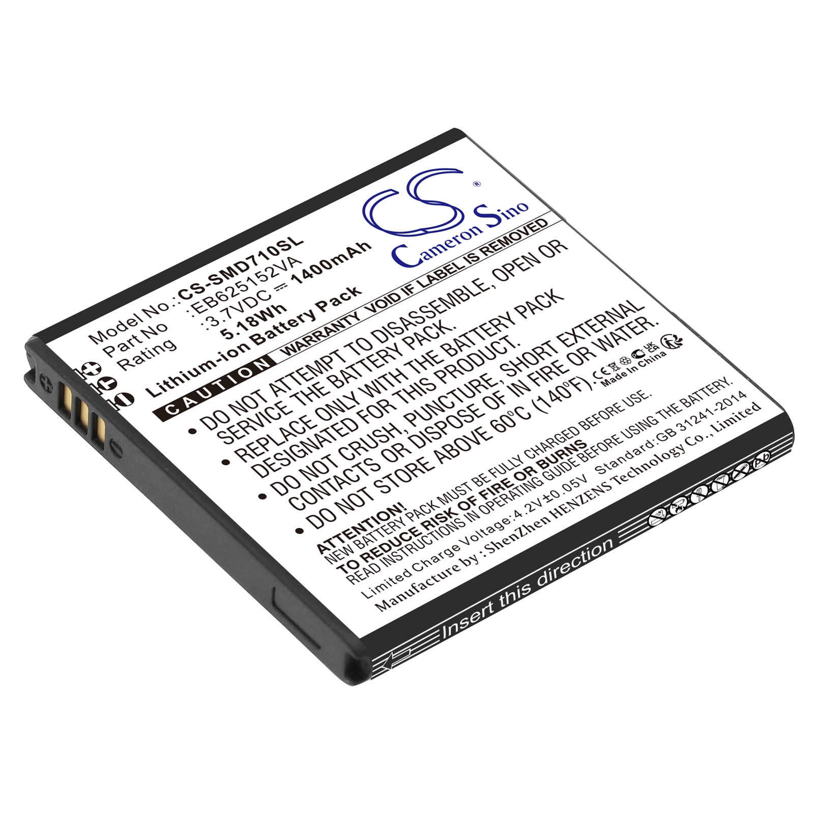 Batteri til SmartPhone, Mobil til Samsung SPH-D710, SCH-I929, Galaxy SII DUO