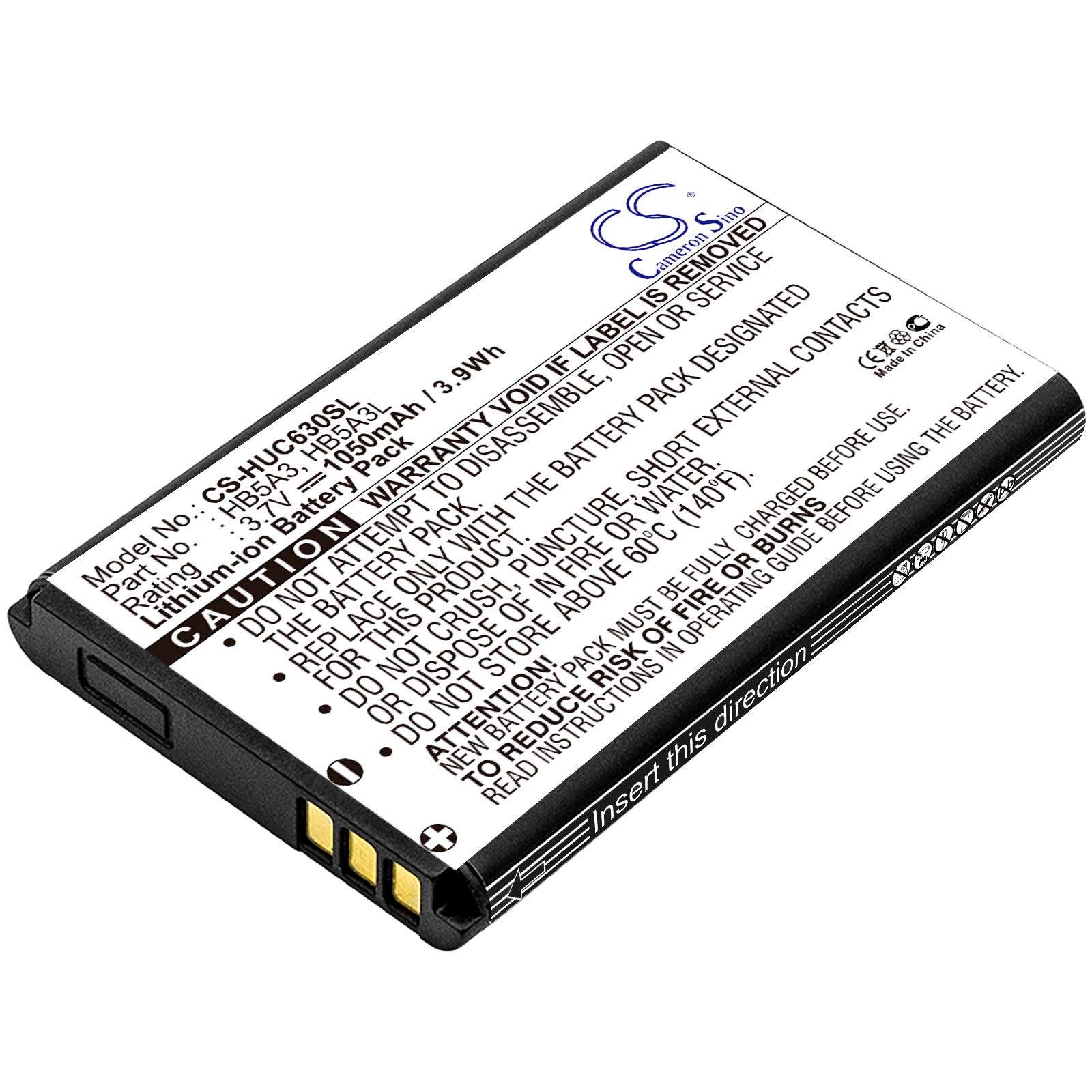 Batteri til SmartPhone, mobil til Huawei C6300