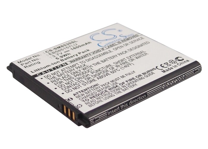 Batteri til SmartPhone, Mobil til Samsung Galaxy Beam, GT-I8530, GT-I8550 og andre.