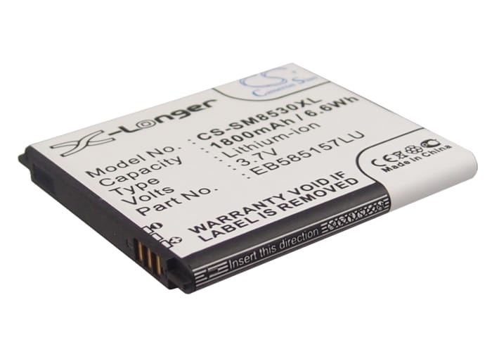Batteri til SmartPhone, Mobil til Samsung Galaxy Beam, GT-I8530, GT-I8550 og andre.