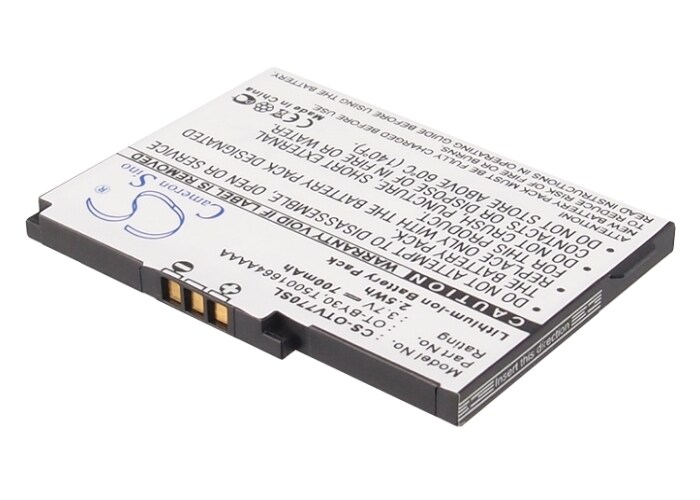 Batteri til SmartPhone, Mobil til Alcatel OT-V770, OT-V770A, One Touch V770 og andre.