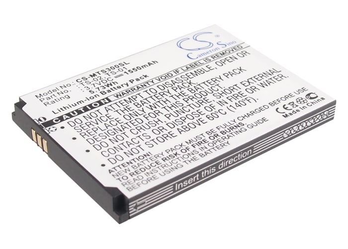 Batteri til SmartPhone, mobil til SEALS TS3, T-S3, WP-TS3 osv.