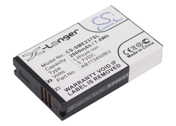Batteri til SmartPhone, Mobil til Samsung GT-E2370, E2370 Solid, Xcover E2370