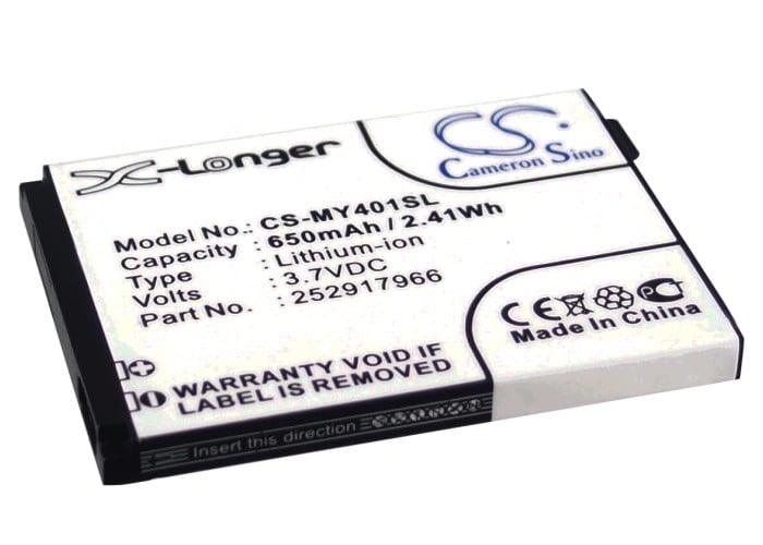 Batteri til SmartPhone, Mobil til Sagem MY401C, MY401L, MY-401C og andre.