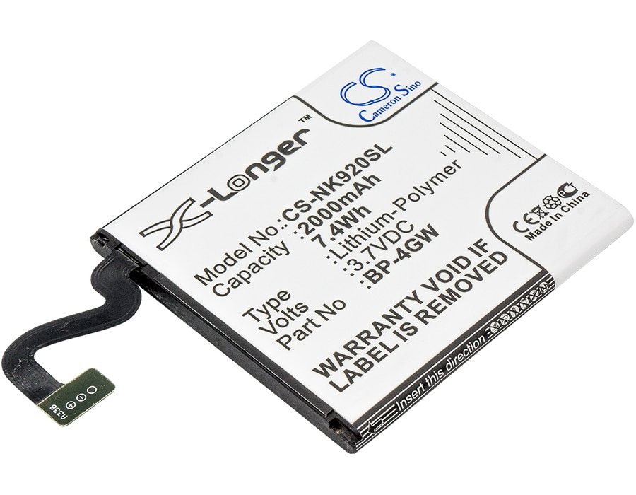 Batteri til SmartPhone, Mobil til Nokia Lumia 920, Lumia 920T, Phi og andre.