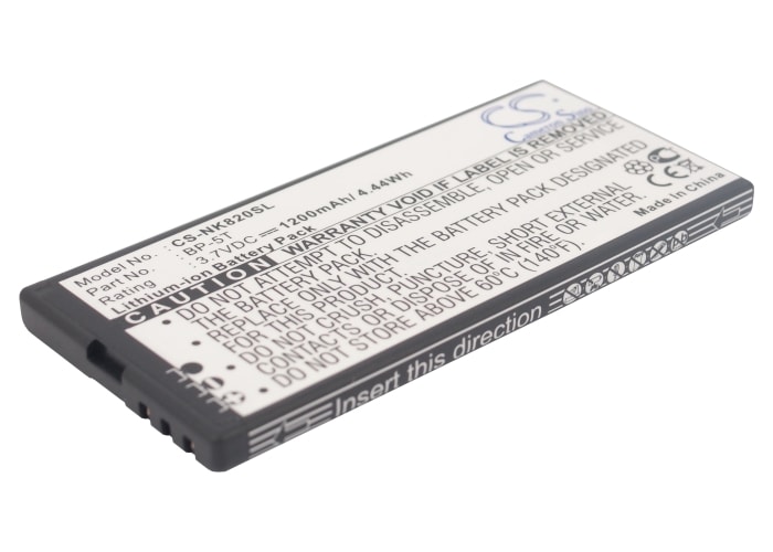 Batteri til SmartPhone, Mobil til Nokia Lumia 820, Lumia 820.2, Arrow og andre