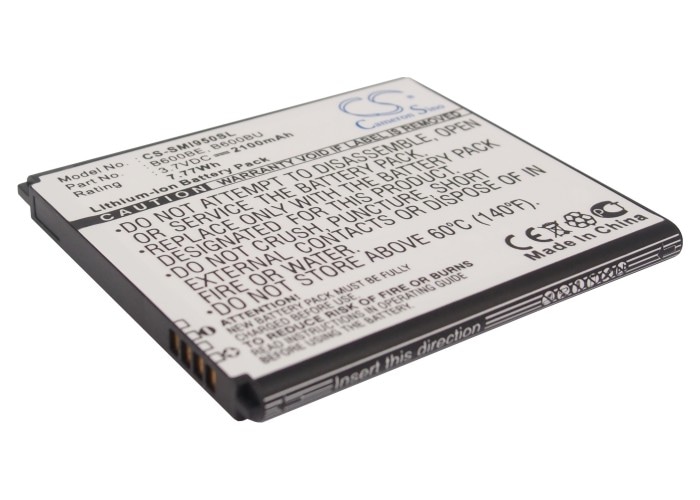 Batteri til SmartPhone, Mobil til Samsung Galaxy S4, Galaxy S4 LTE, GT-I9500 og andre.