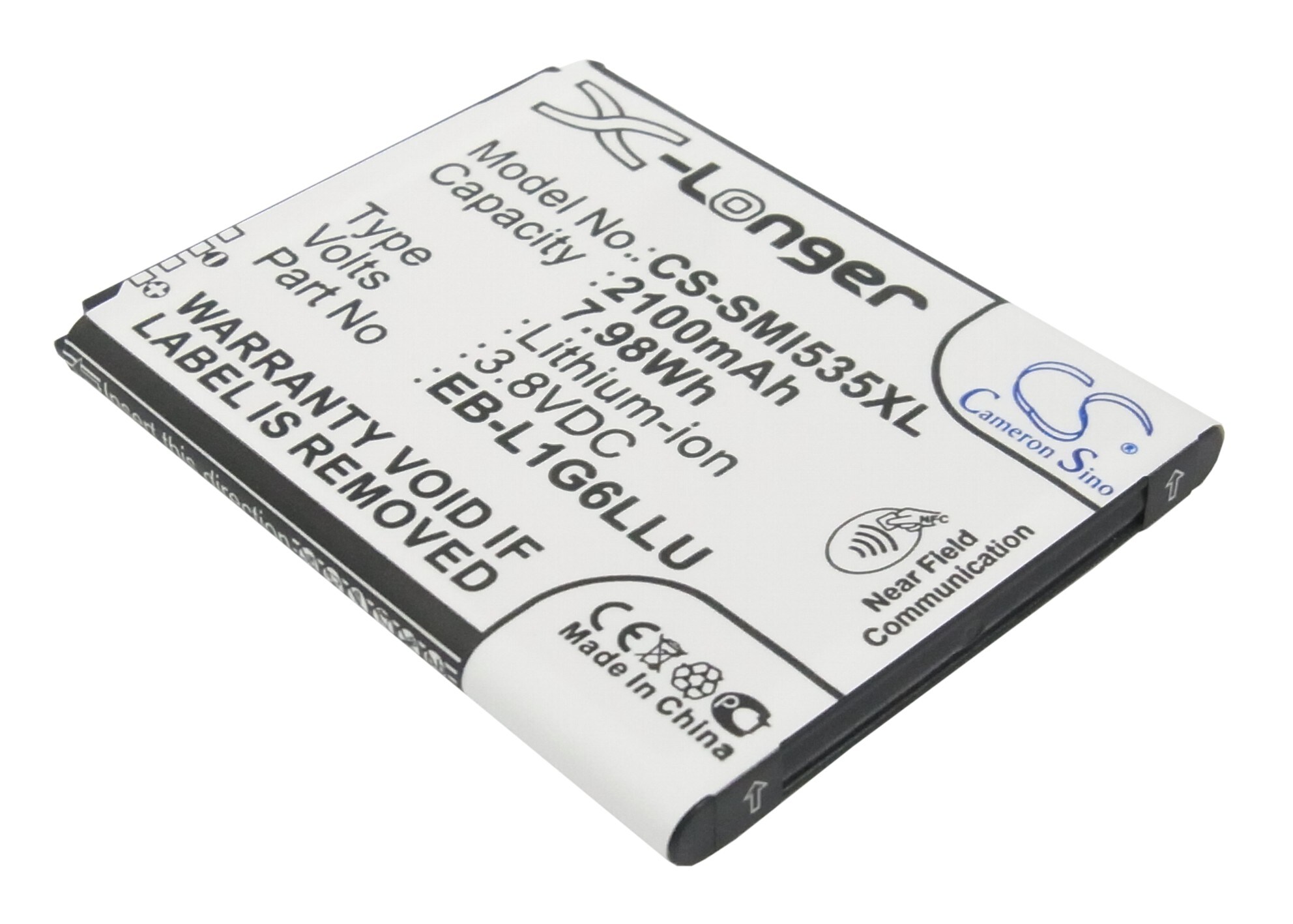 Batteri til SmartPhone, Mobil til T-MOBILE Galaxy S 3, Galaxy S III, Galaxy S3 og andre.