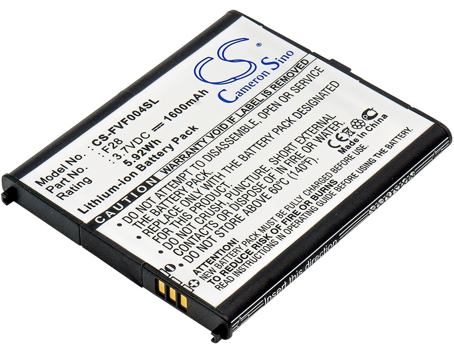 Batteri til SmartPhone, Mobil til Fujitsu Arrows V, F-04E, Arrows V F-04E og andre.