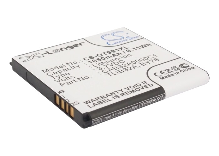 Batteri til SmartPhone, mobil til Alcatel OT-991D, OT-991, OT-991 Play og andre.
