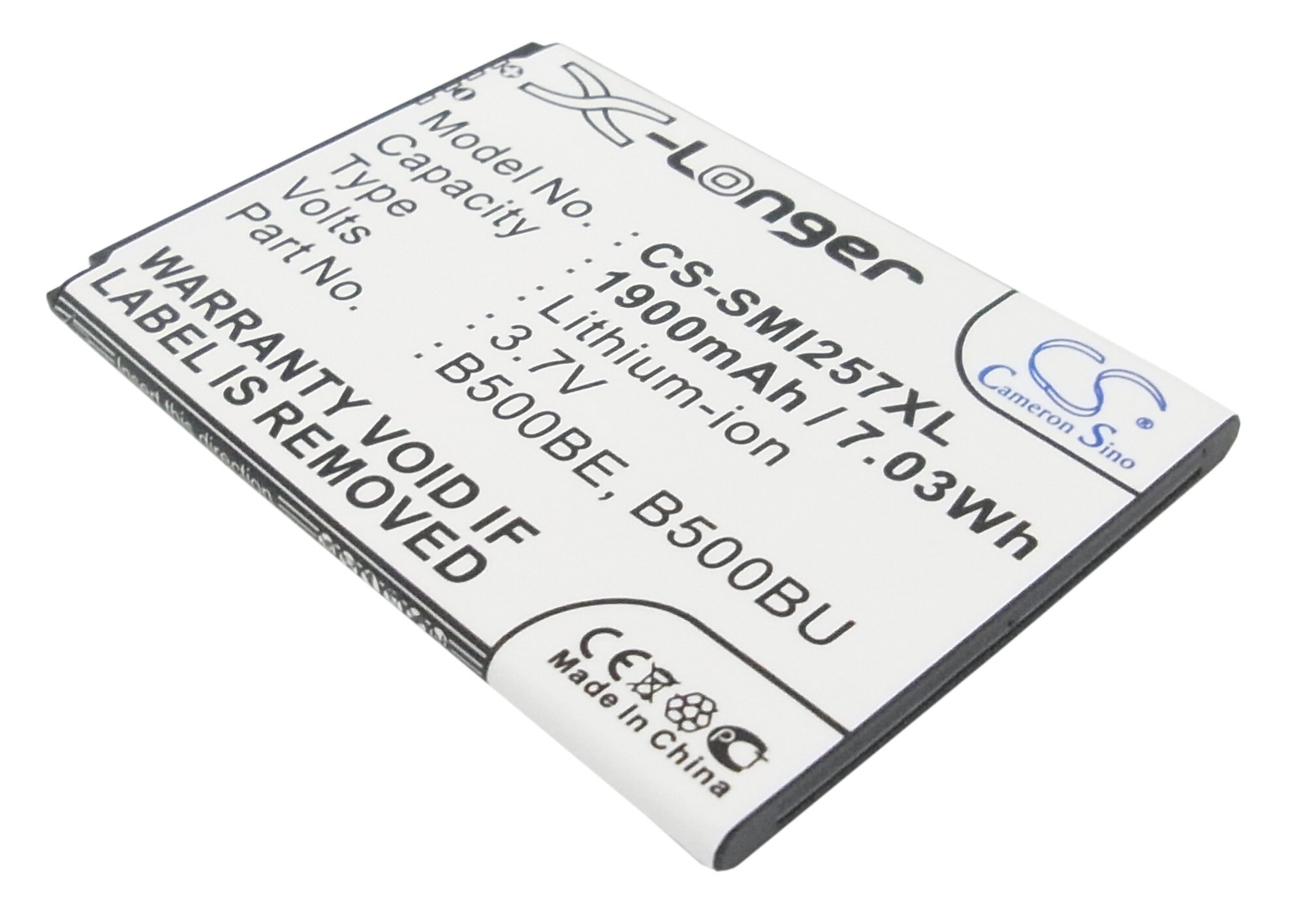 Batteri til SmartPhone, Mobil til Samsung GT-i9190, Galaxy S4 Mini og andre.