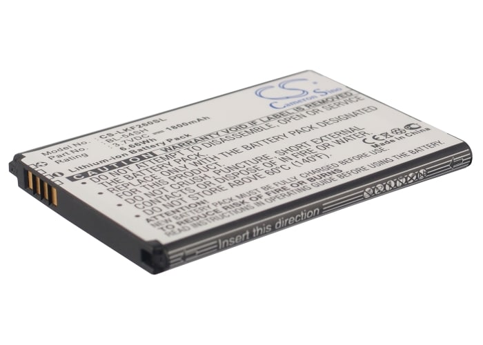 Batteri til SmartPhone, Mobil til LG Optimus LTE III, F260, F260K og andre.