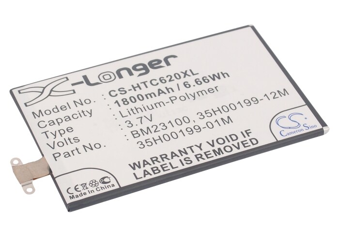 Batteri til SmartPhone, mobil til HTC Windows Phone 8X, C620e, Accord osv.