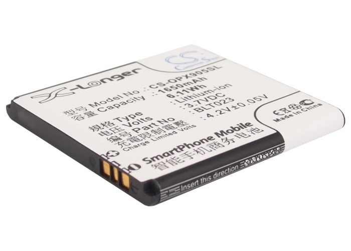 Batteri til SmartPhone, Mobil til OPPO X905, R807, R811 og andre.