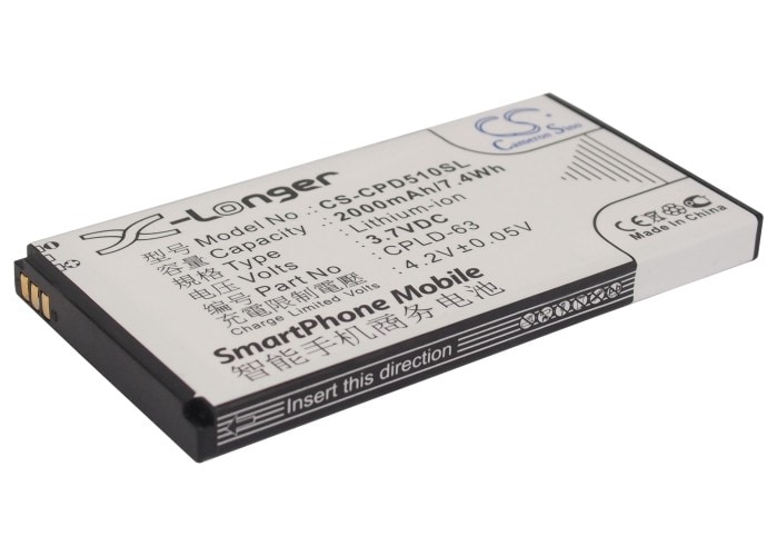 Batteri til SmartPhone, mobil til Coolpad D508, D510, 2168 osv.