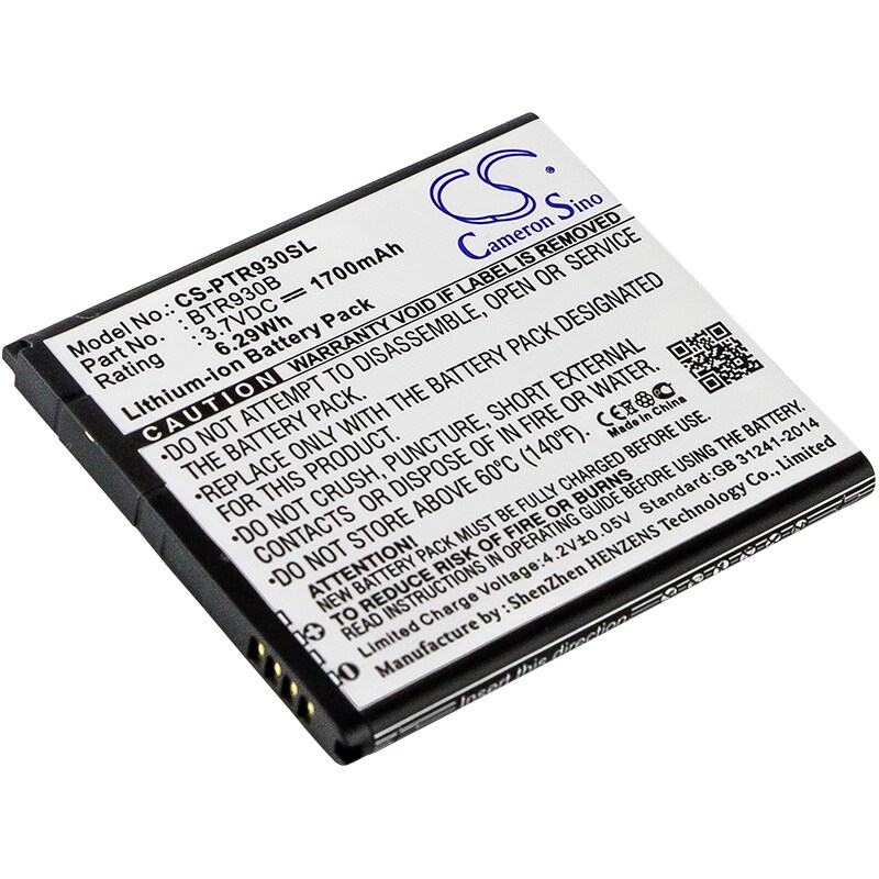 Batteri til SmartPhone, Mobil til Pantech Perception, Perception 4G, ADR930L og andre.