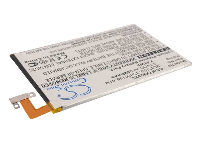 Batteri til SmartPhone, mobil til HTC J butterfly, HTL21, X920 osv.