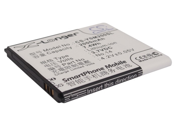 Batteri til SmartPhone, mobil til Yusun Q1, M1, M2 osv.