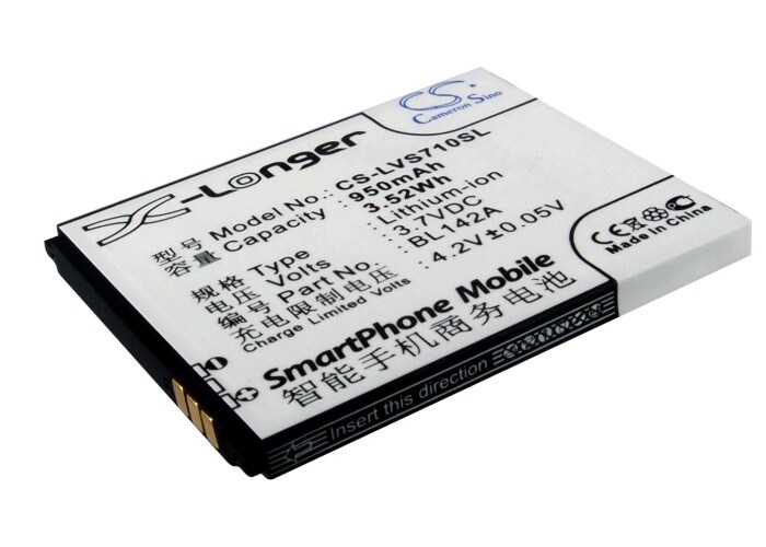 Batteri til SmartPhone, mobil til Lenovo S710, S910, I325 og andre.