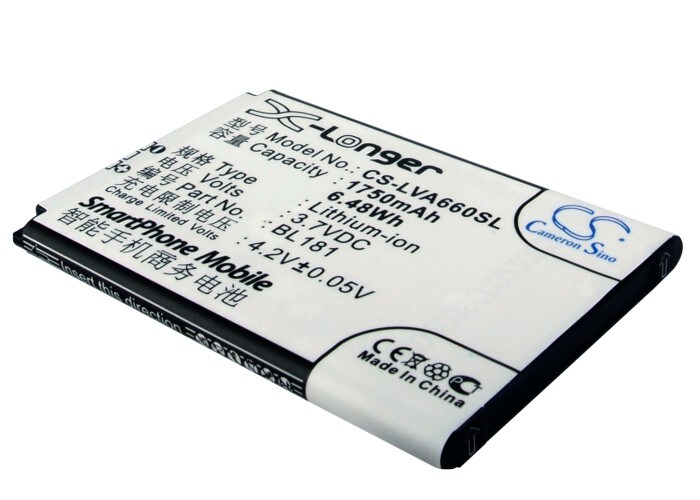 Batteri til SmartPhone, mobil til Lenovo A66T