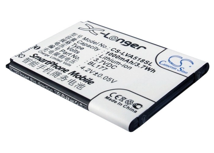 Batteri til SmartPhone, mobil til Lenovo A518