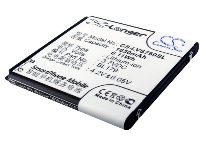 Batteri til SmartPhone, mobil til Lenovo A288t, A690, A698T og andre.