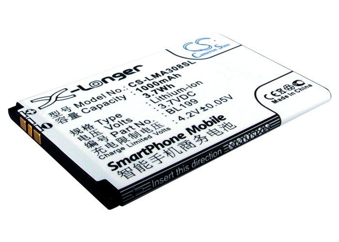 Batteri til SmartPhone, mobil til Lenovo MA308, MA309