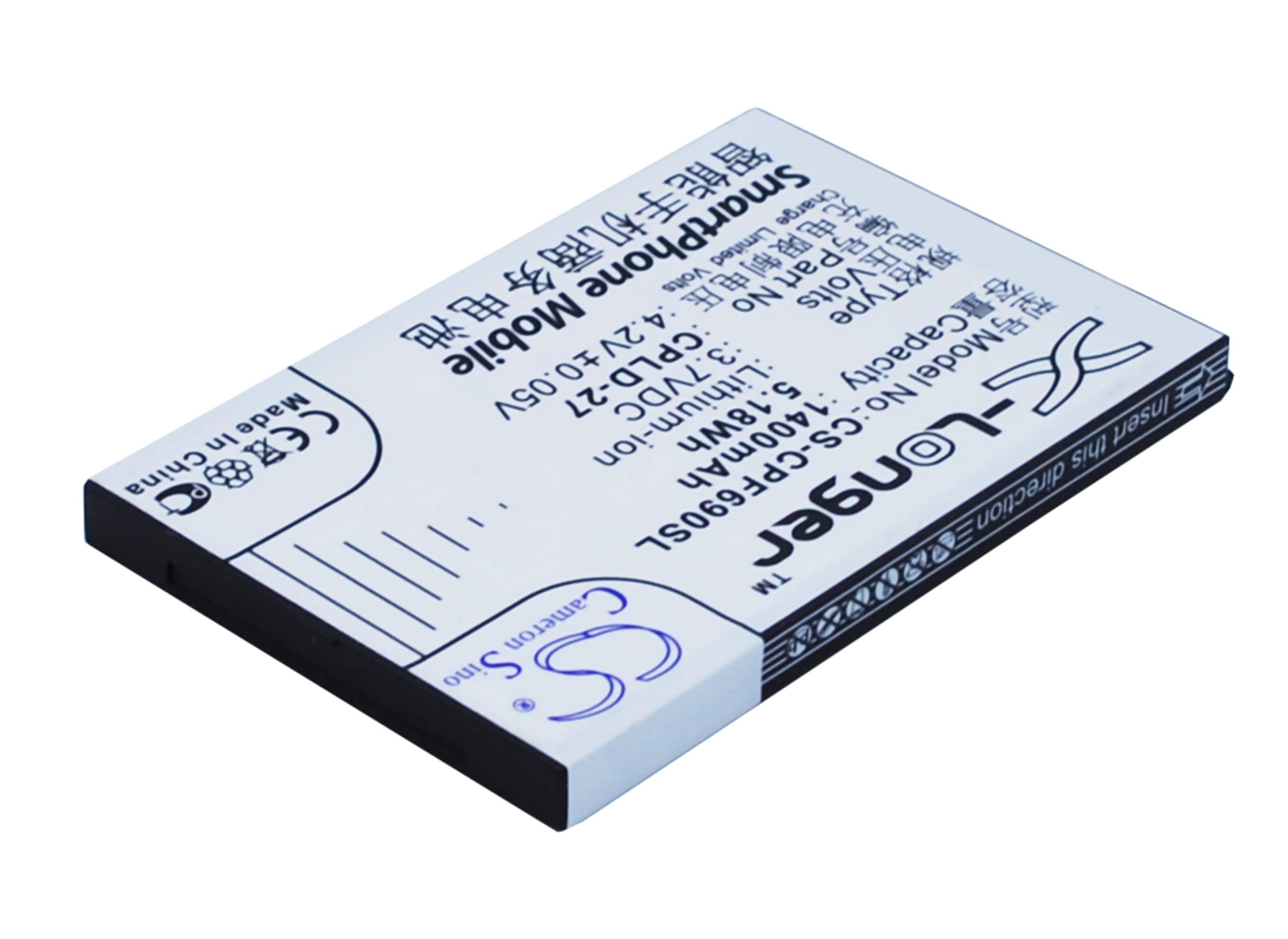 Batteri til SmartPhone, mobil til Coolpad 6268, 6168, F69 osv.