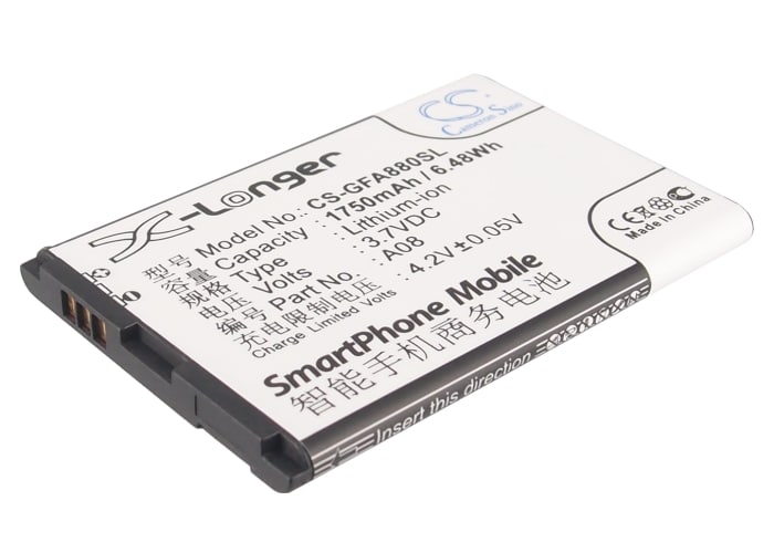 Batteri til SmartPhone, mobil til GFive A79, A86, A78 osv.