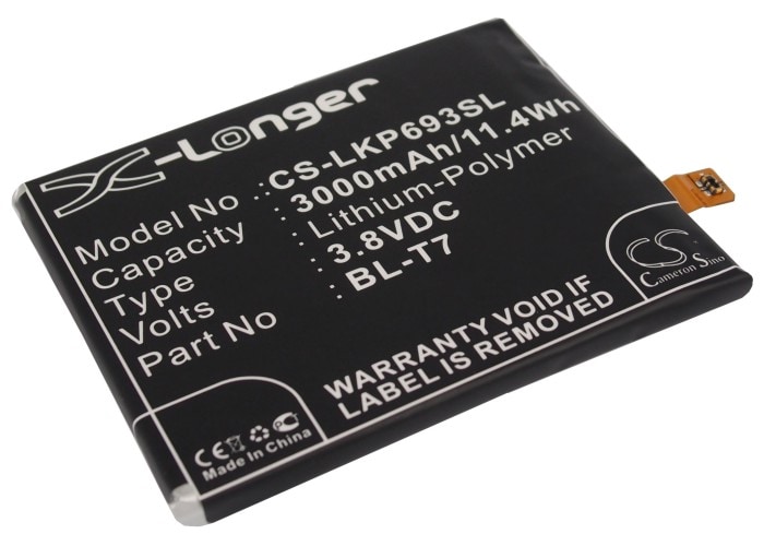 Batteri til SmartPhone, Mobil til LG Optimus G2, D802TA, DS1203 og andre.