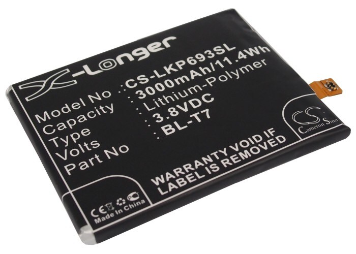 Batteri til SmartPhone, Mobil til LG Optimus G2, D802TA, DS1203 og andre.