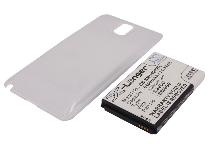 Batteri til SmartPhone, Mobil til Samsung SM-N900, SM-N9005, Galaxy Note 3 og andre.