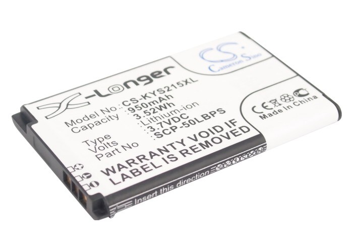 Batteri til SmartPhone, Mobil til Kyocera Kona S2150, Kona S2151, Coast S2151 og andre.
