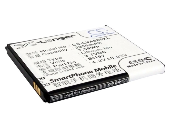 Batteri til SmartPhone, mobil til Lenovo S889T, A800, A798T og andre.
