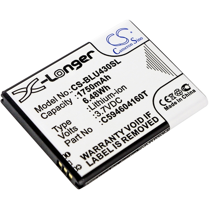 Batteri til SmartPhone, Mobil til BLU VIVO 4.3, D910A