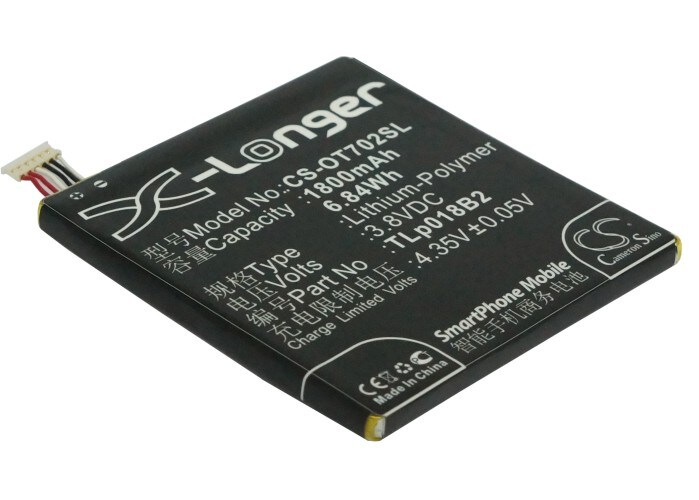 Batteri til SmartPhone, Mobil til Alcatel OT-7024, OT-7024W, One Touch 7024 og andre.