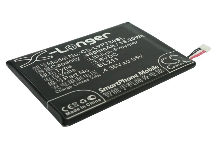 Batteri til SmartPhone, mobil til Lenovo P780